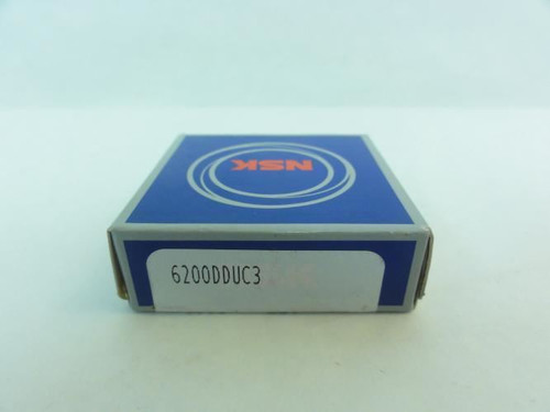 NSK 6200DDU3; Ball Bearing; 10mm ID; 30mm OD; 9mm Width