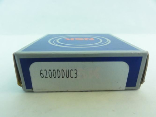 NSK 6200DDU3; Ball Bearing; 10mm ID; 30mm OD; 9mm Width