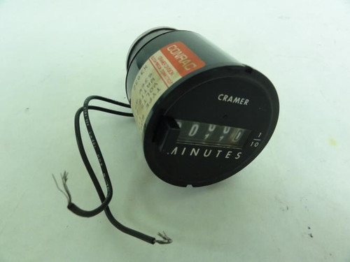 Cramer 636W; Hour Meter; 5-Digit; 115VAC; 2.7 Watts