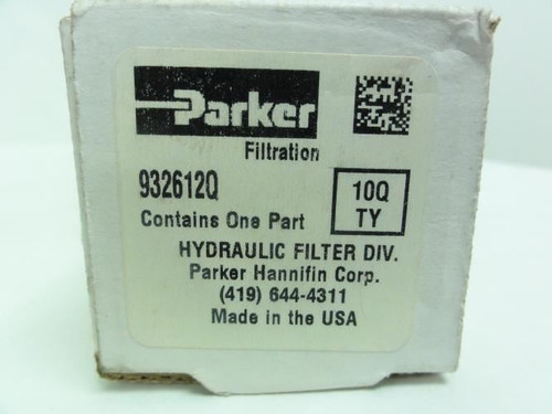 Parker 932612Q; Hydraulic Filter; 15gpm; 150psi