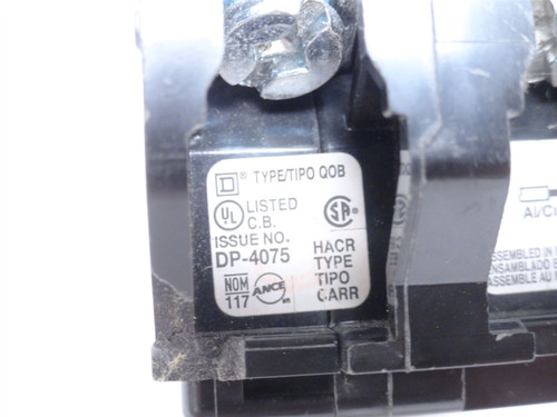 Square D QOB230; Circuit Breaker; 30A; 120/240VAC; 2-Pole
