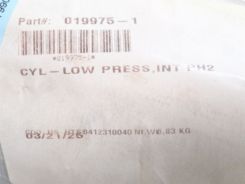 Hennco 019975-1; Low Pressure Cylinder 87K; 5"ID x 5-3/4"OD