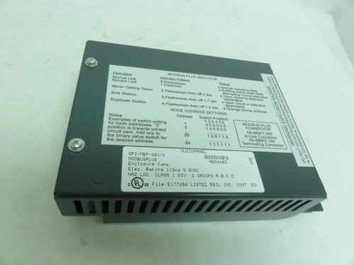 Quickpanel QPI-MBP-201-G; Modbus Plus Indicator; 112mA@5VDC
