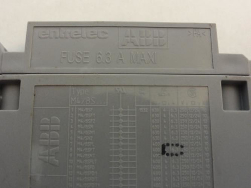 ABB M4/8S; Terminal Block; 6.3A
