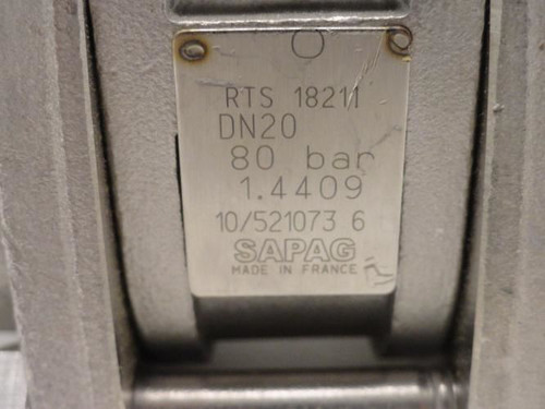 Sapag RTS 18211; Ball Valve 3./4" NPT