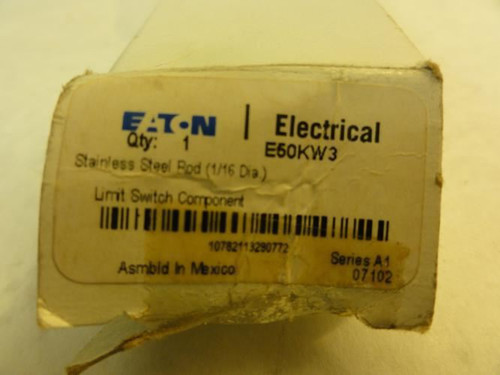 Eaton E60KW3; Stainless Steel Rod; 1/16" Diameter