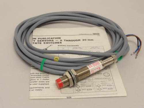 Cutler-Hammer E57MAL12T110E; Proximity Sensor 10-30VDC 2m Cable