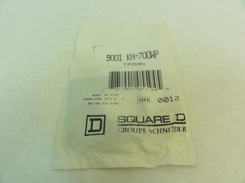 Square D 9001 KN-700WP; Push Button Plate