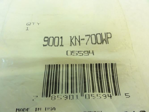 Square D 9001 KN-700WP; Push Button Plate