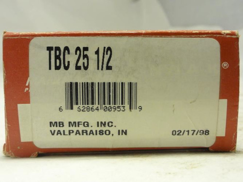MB TBC 25 1/2; Pillow Block Bearing; 1/2"ID