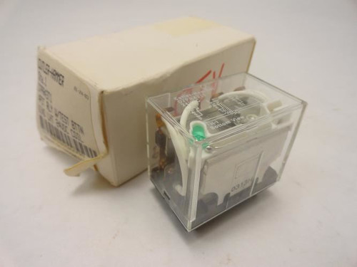 Cutler-Hammer D7PR43T1; Relay 10A; Coil 24VDC; 4PDT