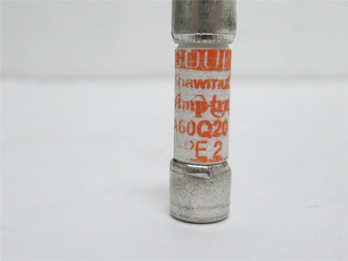 Gould A60Q20; Fast Acting Semiconductor Fuse; 20A; 600VAC/DC
