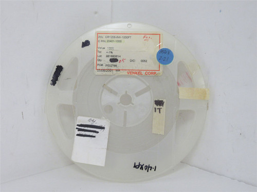 Venkel CR1206-8W-1000FT; Lot-3400 Chip Resistor; 100ohm; +-1%