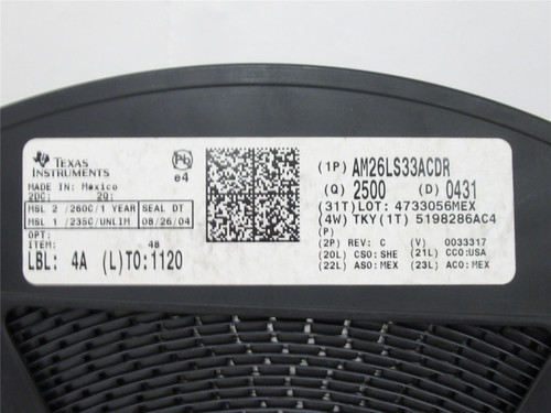 Texas Instruments AM26LS33ACDR; Lot-2100 Line Receiver IC