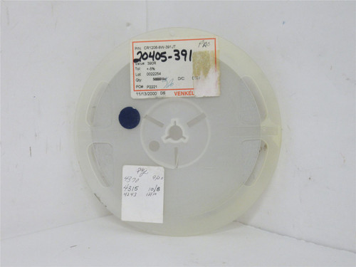 Venkel CR1206-8W-391JT; Lot-4000 Chip Resistor; 390ohm