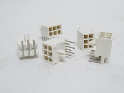 AMP 770969-2; Lot-5 Connector Header; RA; 6Pos; 4.14mm