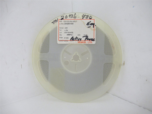 Venkel CR1210-2W-430JT; Lot-3000 Chip Resistor; 43R