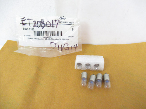 Allen-Bradley 800T-N169; Lot-7 30mm Replace Lamp120 V
