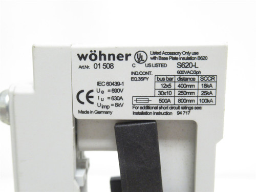 Wohner 01 508; Support Bus Bar S620-L