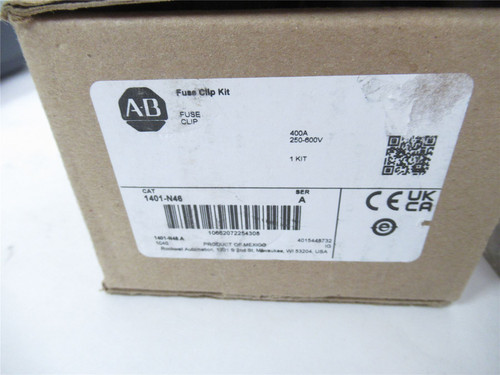 Allen-Bradley 1401-N46; Fuse Clip Kit 400 AMP Class H or J