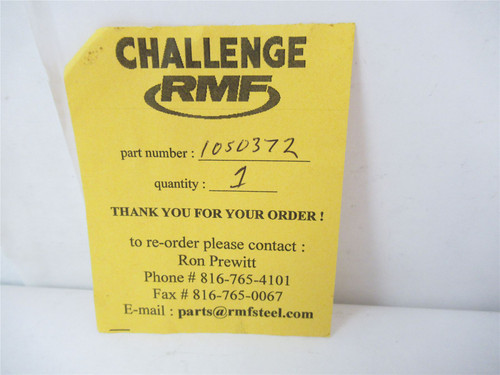 Challaenge RMF 1050372; Hydraulic Retaining Ring