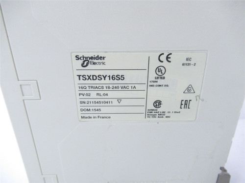 Schneider TSXDSY16S5; Modicon Discrete Dutput Module 16Output