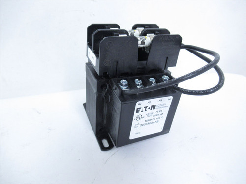 Eaton C0075E2AFB; Transformer 75VA Pri-230/460V; 2nd-120V