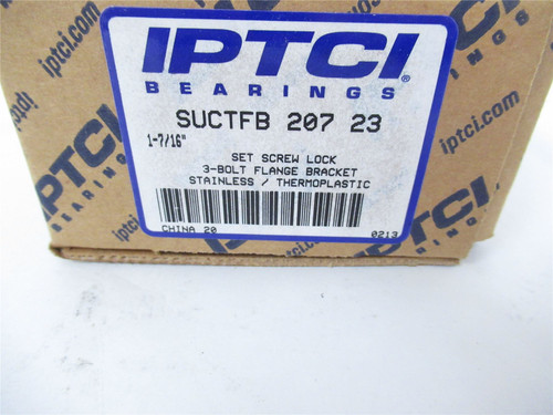 IPTCI SUCTFB207-23; Bearing Flanged 3-Bolt 1-7/16"ID