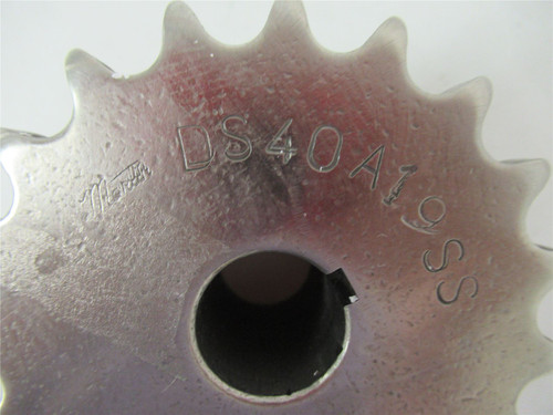 Martin DS40A19SS; Sprocket 3/4"ID #40 Chain 19Teeth SS