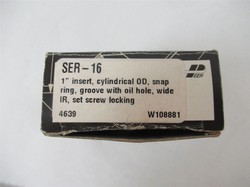 Peer SER-16; Bearing 1" ID 2.25" OD