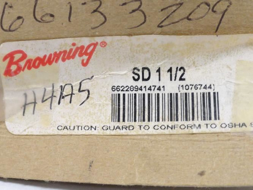 Browning SD 1-1/2; QD Bushing 1-1/2"ID; NO Bolts