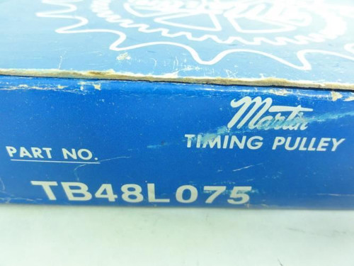 Martin TB48L075-2012; Bushed Timing Pulley 0.375" Pitch; 48 T