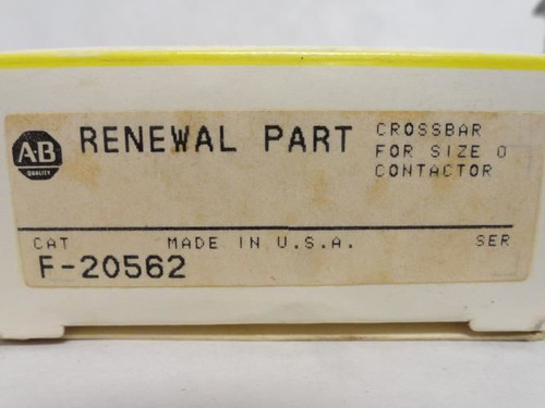 Allen-Bradley F-20562; Starter Crossbar; 3-Pole; Size: 0