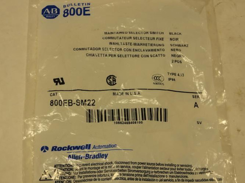 Allen-Bradley 800EB-SM22; Switch; 22.5mm; 2-Position