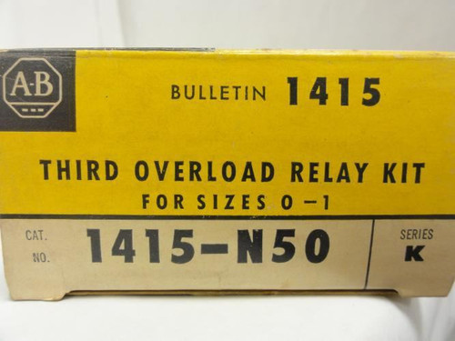 Allen-Bradley 1415-N50; Overload Relay Kit; 600V