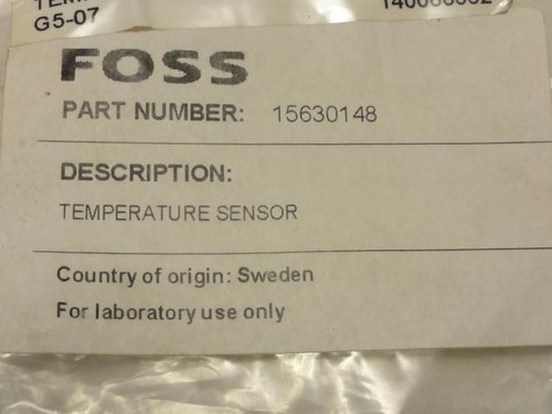 FOSS 15630148; Temperature Sensor; 3' Cord