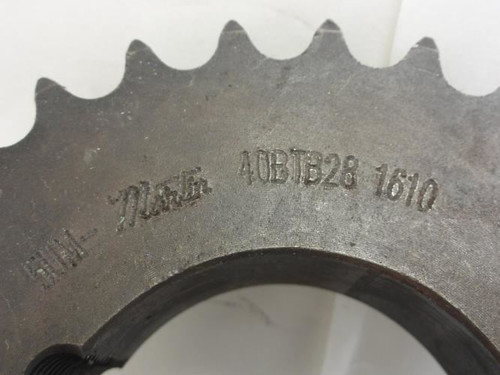 Martin 40BTB28-1610; Bushed Sprocket # 40; 28Teeth