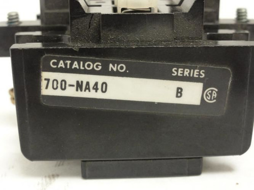 Allen-Bradley 700-NA40; Front Deck/Contact Cartridge 4-Pole