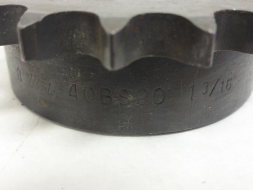 Martin 40BS20-1-3/16; Sprocket # 40; 20Teeth; 1-3/16"ID