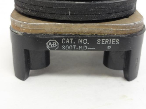 Allen-Bradley 800T-KD1; Operator Push button; 30.5mm; NO CONTACTS