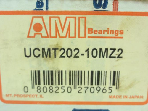 AMI UCMT202-10MZ2; Take-Up Bearing; 5/8"ID