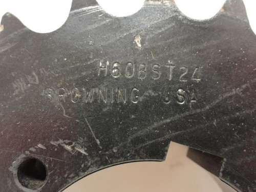 Browning H60BST24; Bushed Sprocket # 60; 24Teeth
