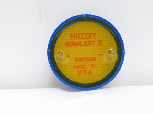 Mallory MSR516N; Indicator Buzzer; 16VDC; 75dB; 3.85kHz