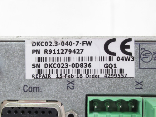 Rexroth DKC02.3-040-7-FW; Servo Drive Controller