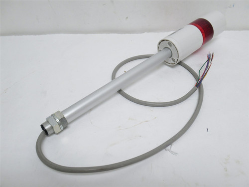 Patlite LR6-102LJBW-R; Stack Light W/Buzzer 24VDC 1 Red Light