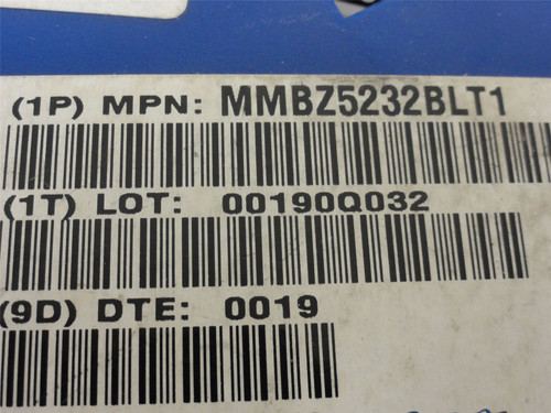 Onsemi MMBZ5232BLT1; Lot-1700 Voltage Regulators; 5.6V; 225MW