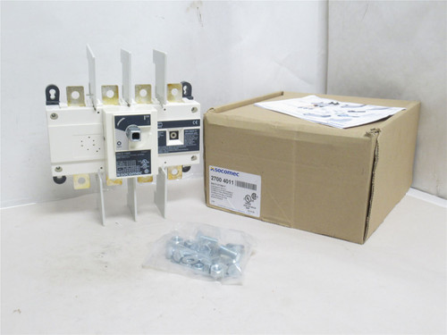 Socomec 2700-4011; AC Load Break Switch; 100A; 600V; 4-Pole