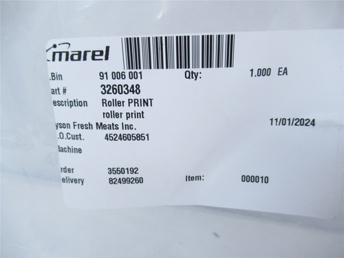 Marel 3260348; Roller Printer