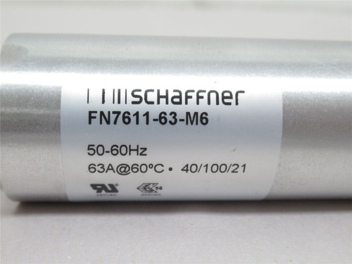 Schaffner FN7611-63-M6; EMI Filter 63A; 1 Channel; 3rd Order
