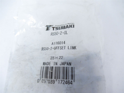 US Tsubaki RS50-2-0L; LINK OFFSET DBL #50 00151820